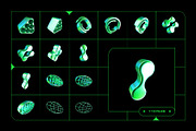 Y2K 3D Shapes - 113 illustrations, an Object Graphic by assetpro.design (Thumbnail 9 of 13)