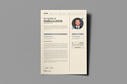 Creative Resume Layout Cover Letter, a Resume Template by PixelStudio (Thumbnail 4 of 4)