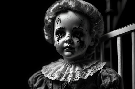 Spooky Doll Evil Haunted Toy, an Abstract Photo by sirylok