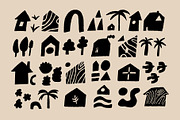 CUTOUT HOUSES | AI, PNG, EPS, SVG, an Object Illustration by Favete Art (Thumbnail 5 of 16)