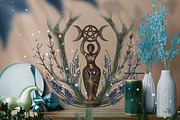 Imbolc Celtic Winter Watercolor Set, a Texture Illustration by Fluffy Unicorn (Thumbnail 12 of 13)
