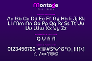Montage, a Sans Serif Font by Umitype (Thumbnail 9 of 10)