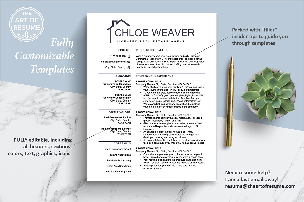 Realtor Resume | Architecture Resume, a Resume Template by The Art of Resume (Photo 4 of 8)