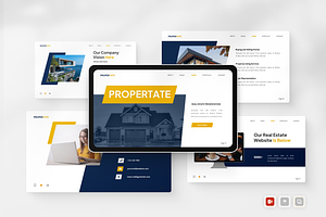 Real Estate Presentation PowerPoint, a Presentation Template by Annora Studio