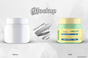 Cosmetic Jar Mockup, a Product Mockup by idesignstudio (Thumbnail 3 of 6)