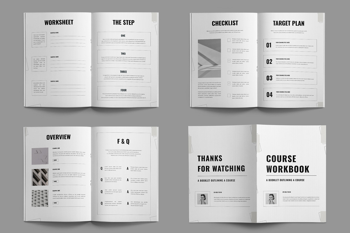 Workbook Template, a Stationery Template by ContestDesign (Photo 3 of 3)