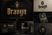 Dravyn – Gothic Blackletter Typeface, a Blackletter Font by Wow Magic (Thumbnail 4 of 5)
