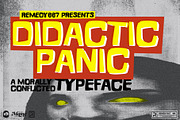 Didactic Panic, a Sans Serif Font by Remedy667 (Thumbnail 1 of 2)