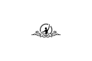 Minimalist Modern Yoga Logo, a Branding & Logo Template by Luxury Logos (Thumbnail 3 of 4)