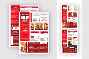 Restaurant Menu template