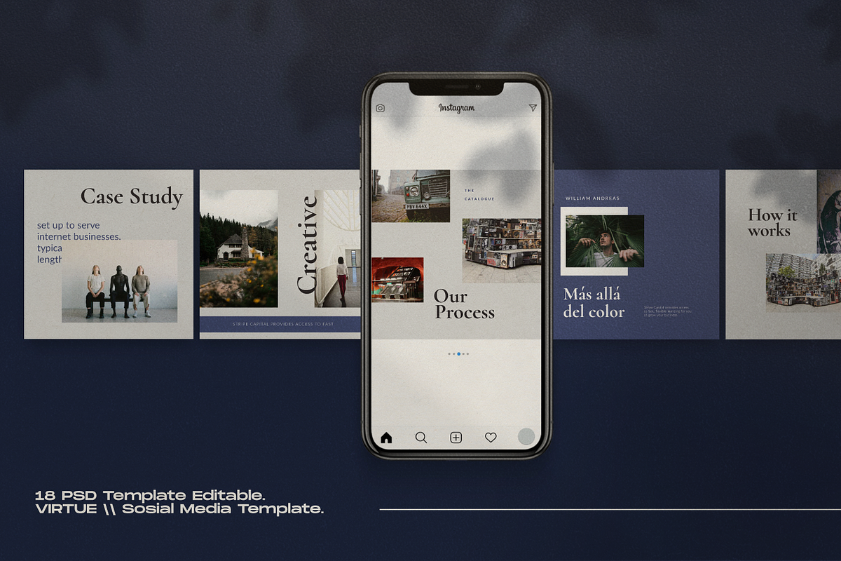 Virtue - Instagram + Stories, a Social Media Template by Dirtytemp Studio (Photo 6 of 6)