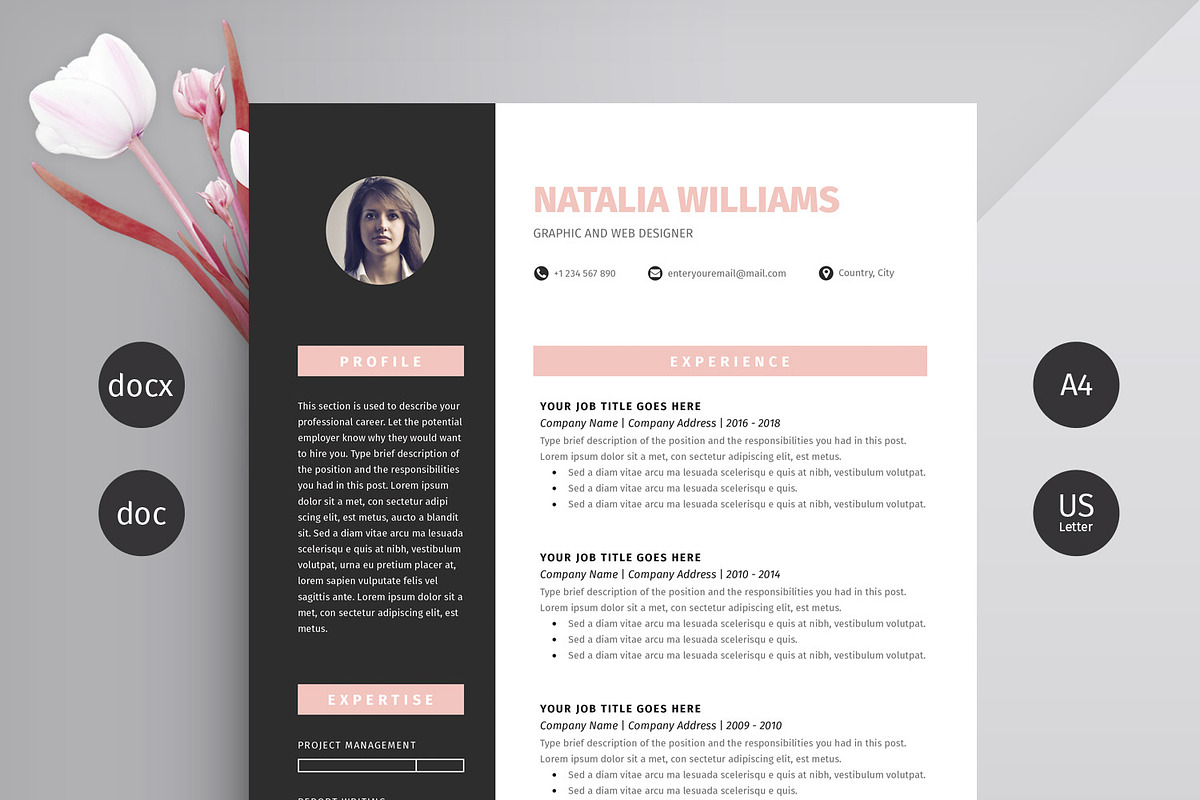 Resume/CV, a Resume Template by Mr-Template (Photo 1 of 5)