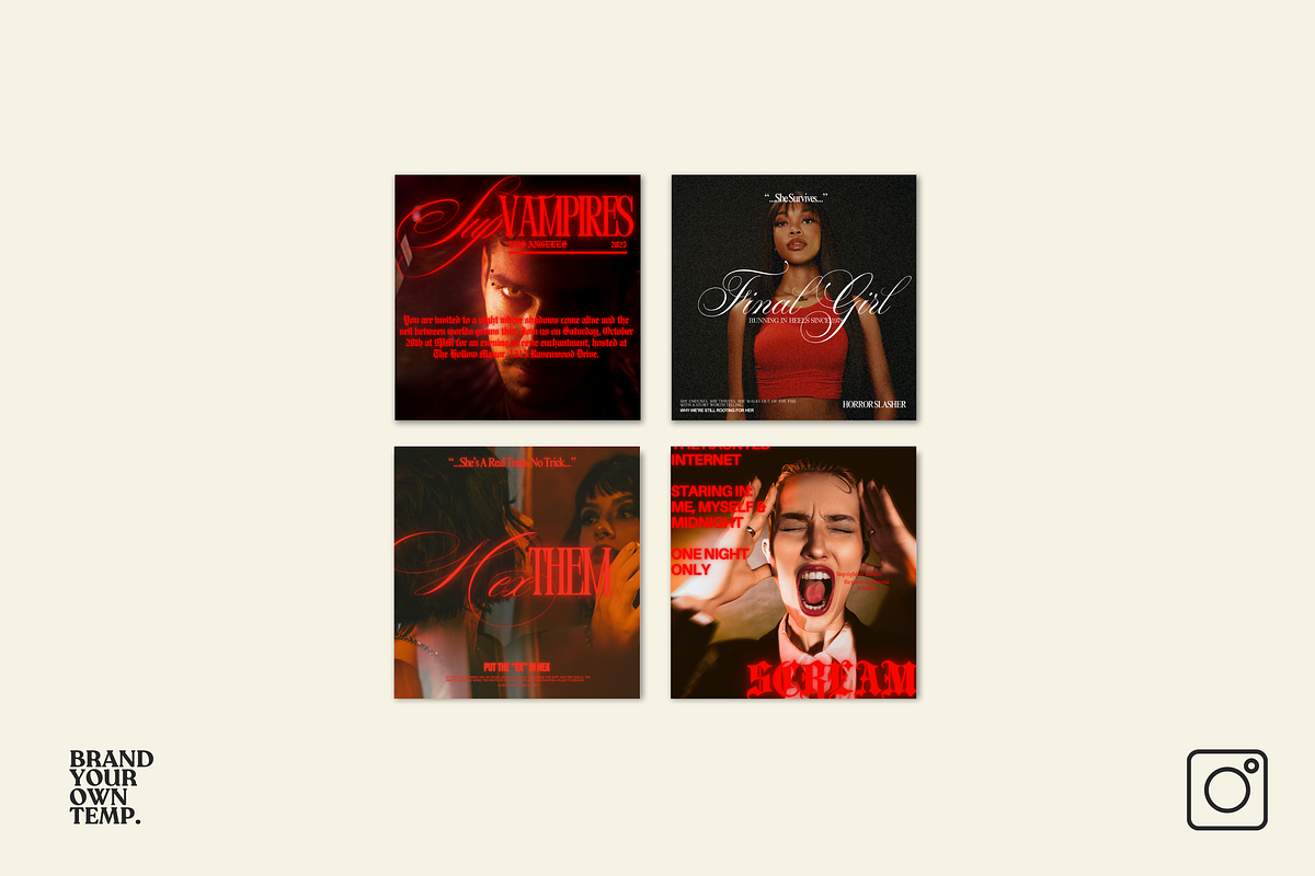 Halloween Canva Template Set 3, a Templates & Theme by BYOTstudios (Photo 9 of 12)