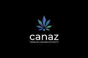 Canaz Cannabis Hemp Marijuana Logo, a Branding & Logo Template by Tovarkovdesign (Thumbnail 5 of 6)