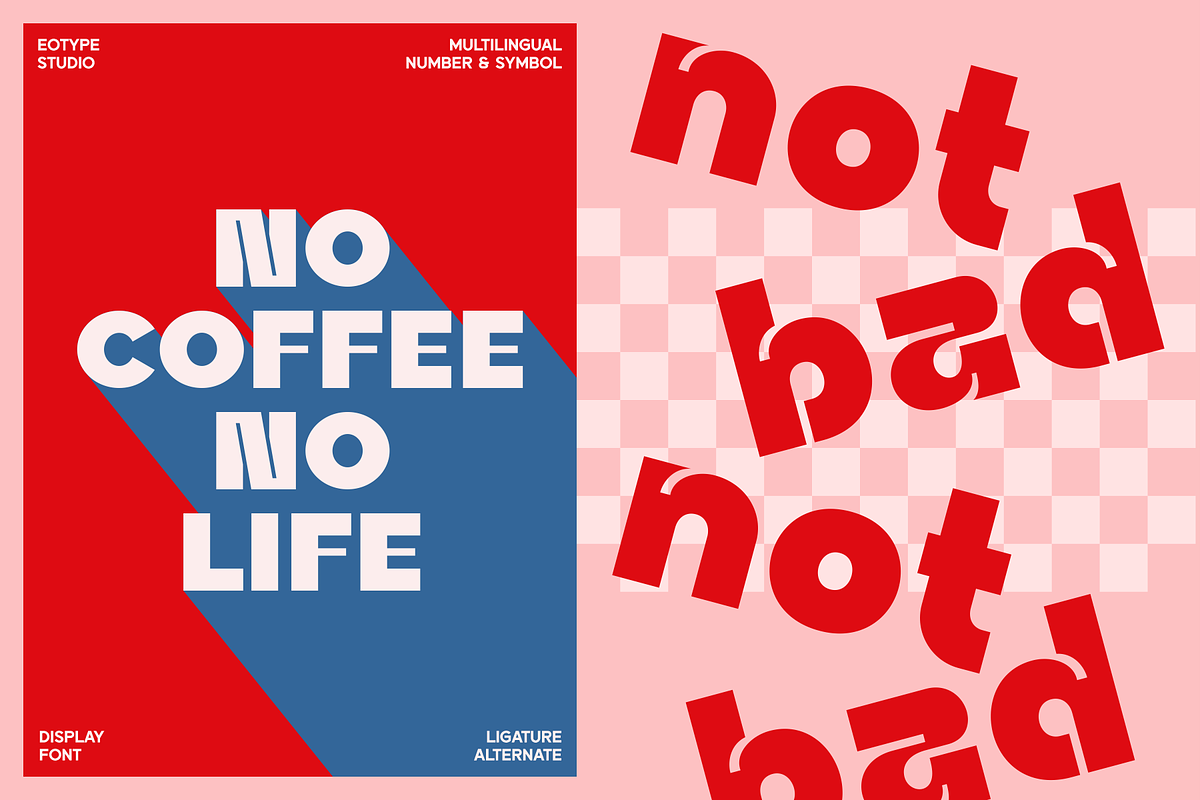 Rucka Display Typeface, a Sans Serif Font by Eotype Studio (Photo 4 of 9)