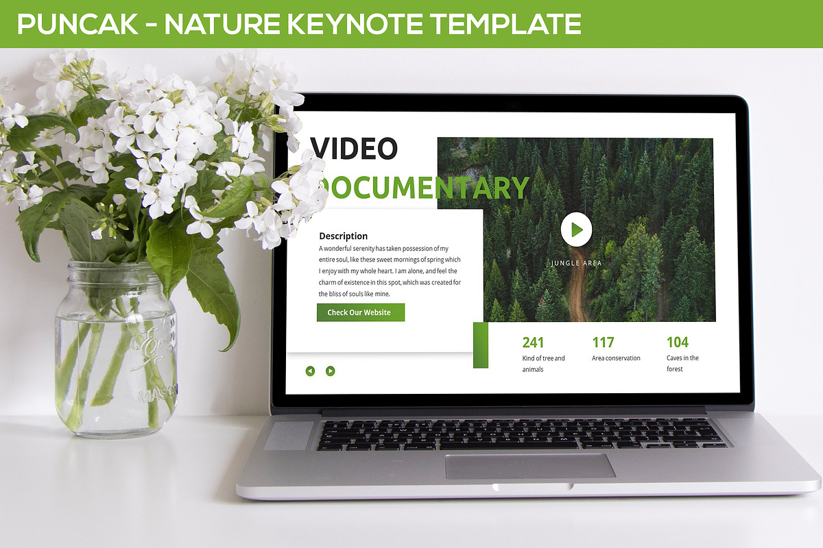 Puncak - Nature Keynote Template, a Presentation Template by SlideFactory (Photo 1 of 4)