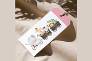 Safari pink train, an Animal Illustration by Estudio 812 (Thumbnail 6 of 9)
