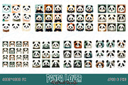 Cute Panda Collage Style PNG Bundle, an Illustration by Sofia's Fashion (Thumbnail 2 of 3)
