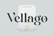 Vellago - Stylish Ligature Font, a Serif Font by Aqeel_Art (Thumbnail 1 of 8)