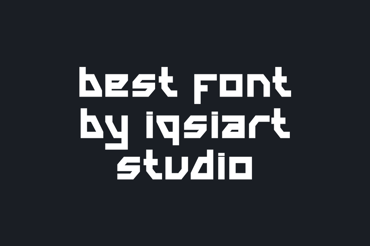Anplose - Futuristic Font, a Sans Serif Font by Iqsiart Studio (Photo 3 of 6)