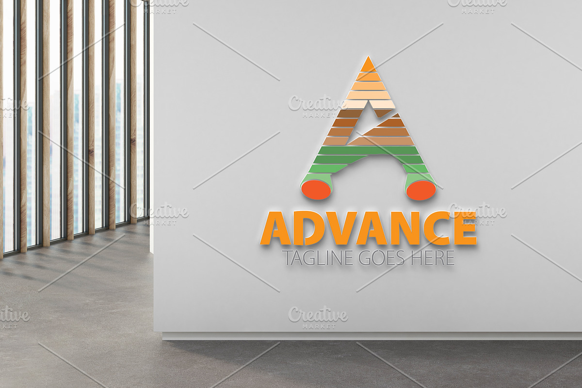 Advance Letter A Logo3, a Branding & Logo Template by Josuf Media (Photo 1 of 3)