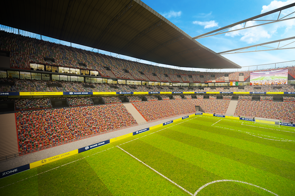 Football stadium game ready 3D-Model, an Architecture 3D Model by 3DGeeq (Photo 13 of 18)