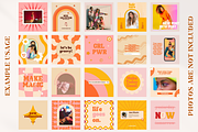 Retro Social Media Templates Canva, a Social Media Template by Boltik Studio (Thumbnail 8 of 9)