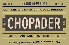 Chopader - Vintage Duo