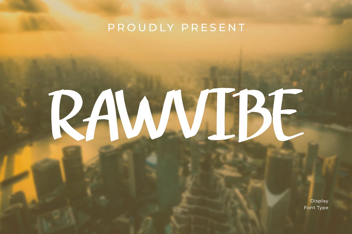 Display font Zigfrak sans serif, a Handwritten Font by Glowin_studio (Photo 3 of 3)
