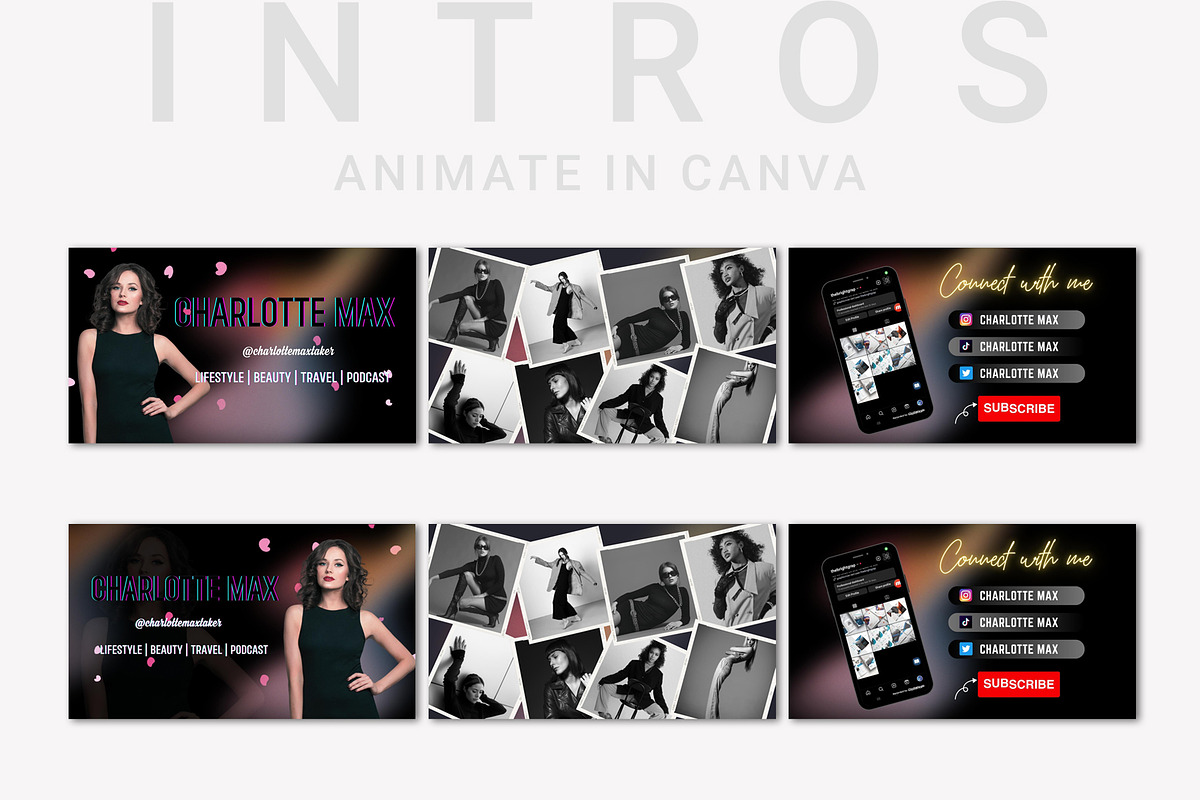 YouTube Brand Kit, Thumbnail | Canva, a Social Media Template by TheBrightGrap (Photo 4 of 6)