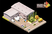 Vector isometric world map elements, an Object Illustration by tele52 (Thumbnail 22 of 39)