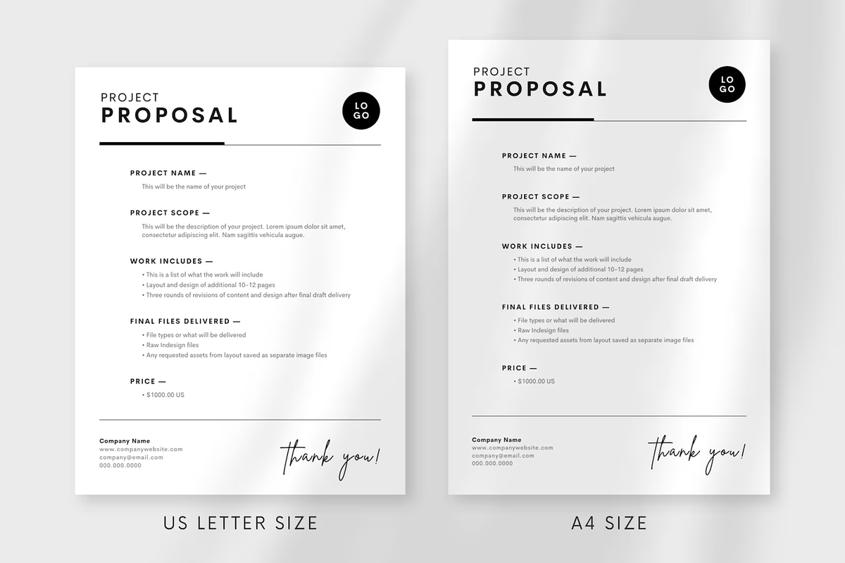 Project Proposal Template Canva, a Stationery Template by frommakertomaker (Photo 5 of 6)