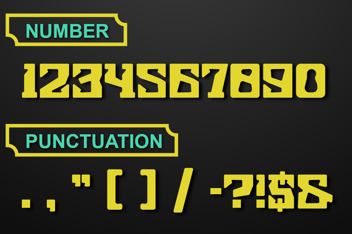 Digital Threat Robotic Display Font, a Sans Serif Font by IHDSTD (Photo 6 of 6)