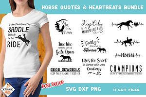 Horse Quotes & Heartbeats Bundle