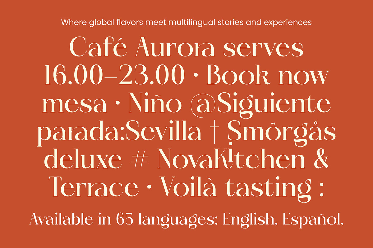 Bakery Megals Elegant Luxury Serif, a Serif Font by timelesstype.co (Photo 6 of 15)
