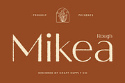 Mikea Rough, a Sans Serif Font by Craft Supply Co. (Thumbnail 1 of 8)