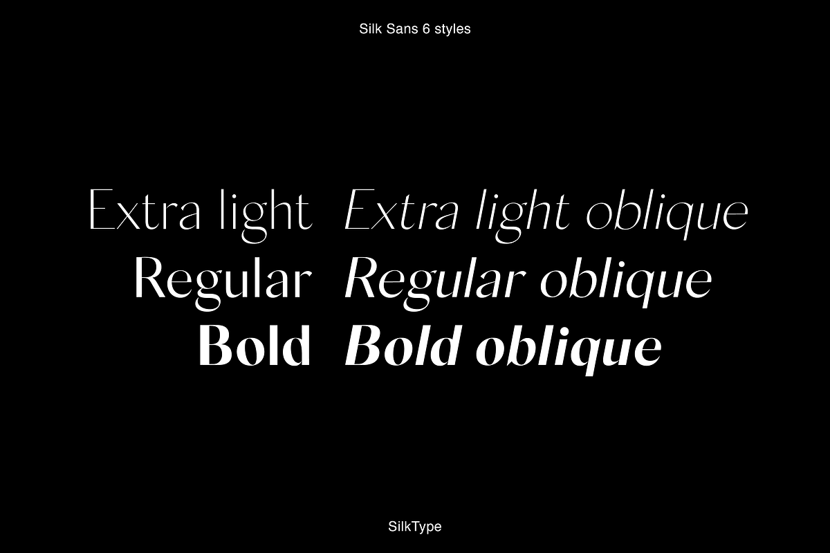 Silk Sans - 6 font family, a Sans Serif Font by Silktype (Photo 6 of 9)