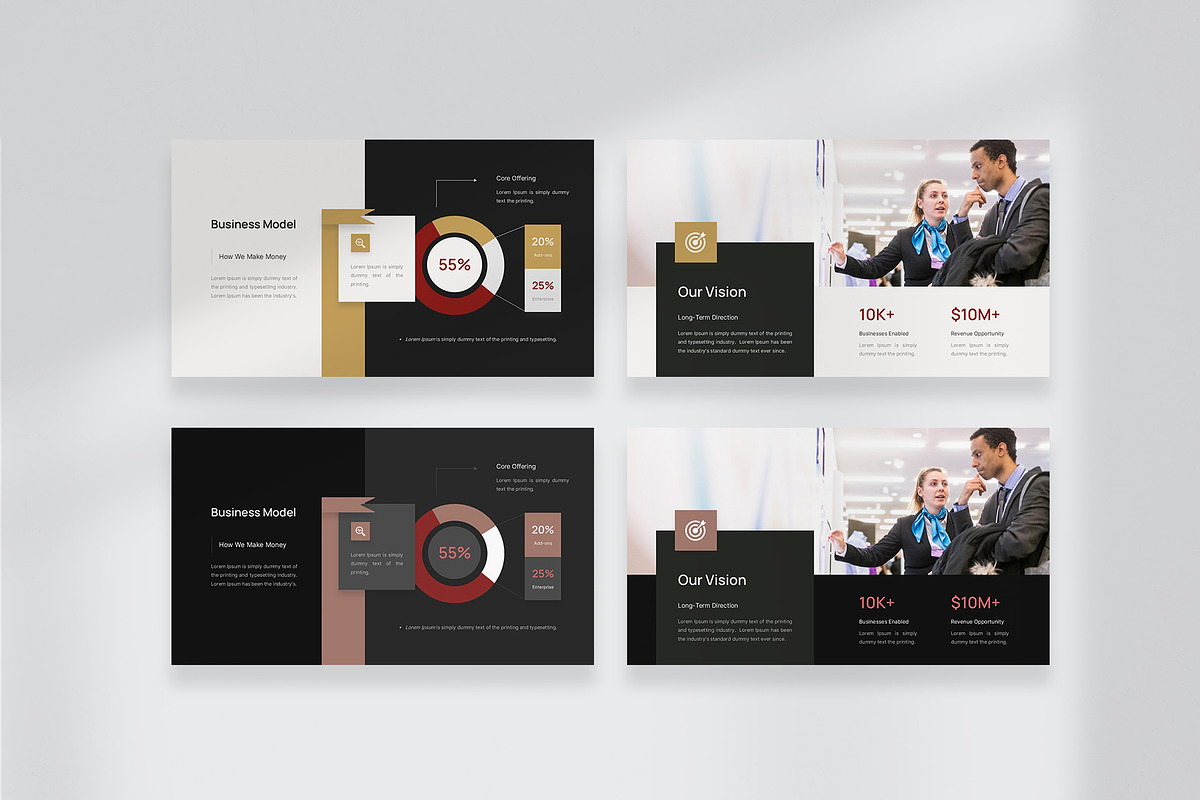 Investor Deck Google Slides, a Presentation Template by New Coral Design (Photo 4 of 6)