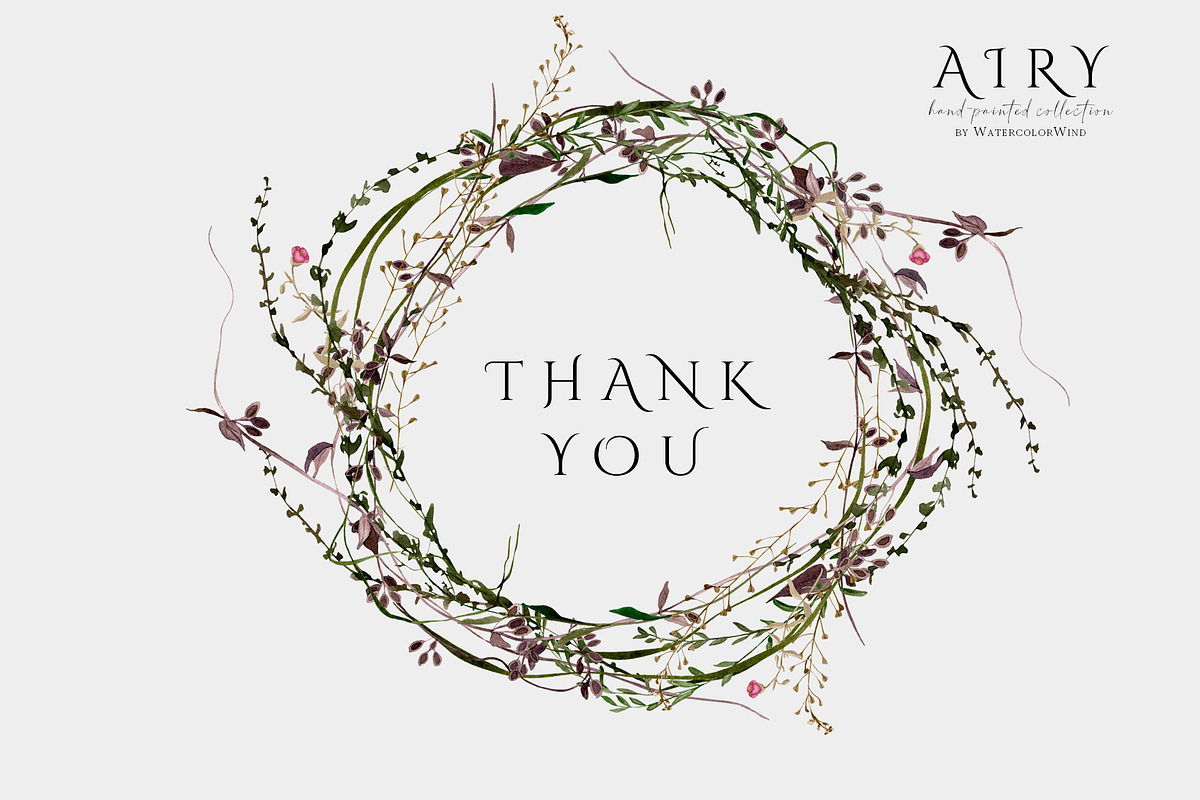 Delicate airy wildflowers clipart, an Illustration by Ksenia Shmakova (Photo 12 of 12)