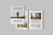 Magazine Mock-ups, a Books & Magazine Mockup by Getdesign (Thumbnail 5 of 5)