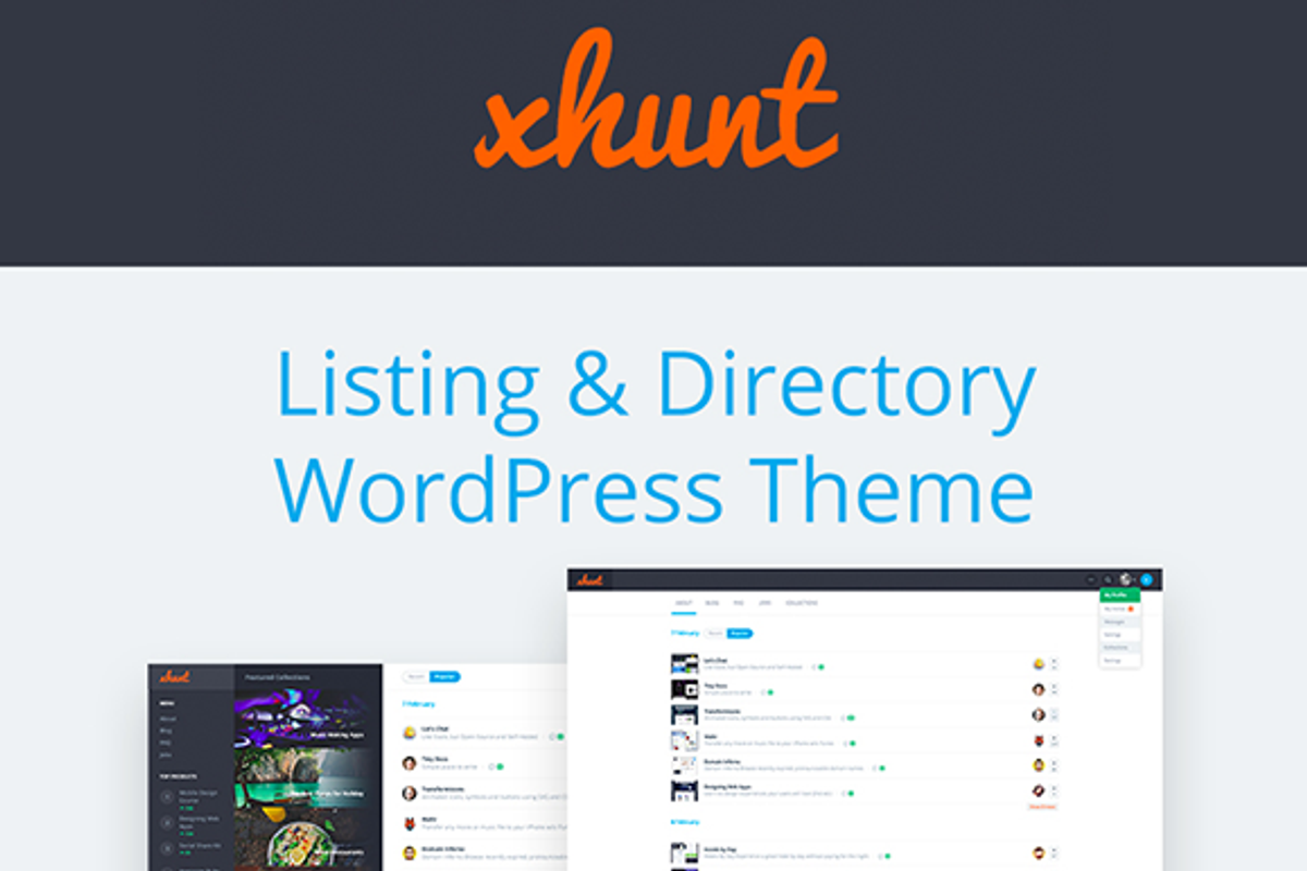 Xhunt - Listing with Dashboard Theme, a WordPress Template by Templatly (Photo 1 of 16)