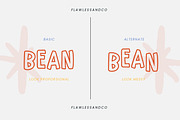 Hustled Emerald - Messy Outline Font, a Sans Serif Font by Flawless And Co (Thumbnail 6 of 10)