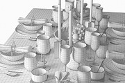 table setting 05, an Object 3D Model by 3dcruz (Thumbnail 5 of 14)