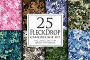 Fleck drop style seamless camouflage, a Pattern Graphic by ArchonDigitalShop (Thumbnail 1 of 7)