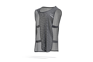 Black Football Elastic Vest 3D Model, an Object 3D Model by rebrandy