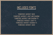 Tennessee Whiskey label font, a Script Font by VozzyStock (Thumbnail 5 of 6)