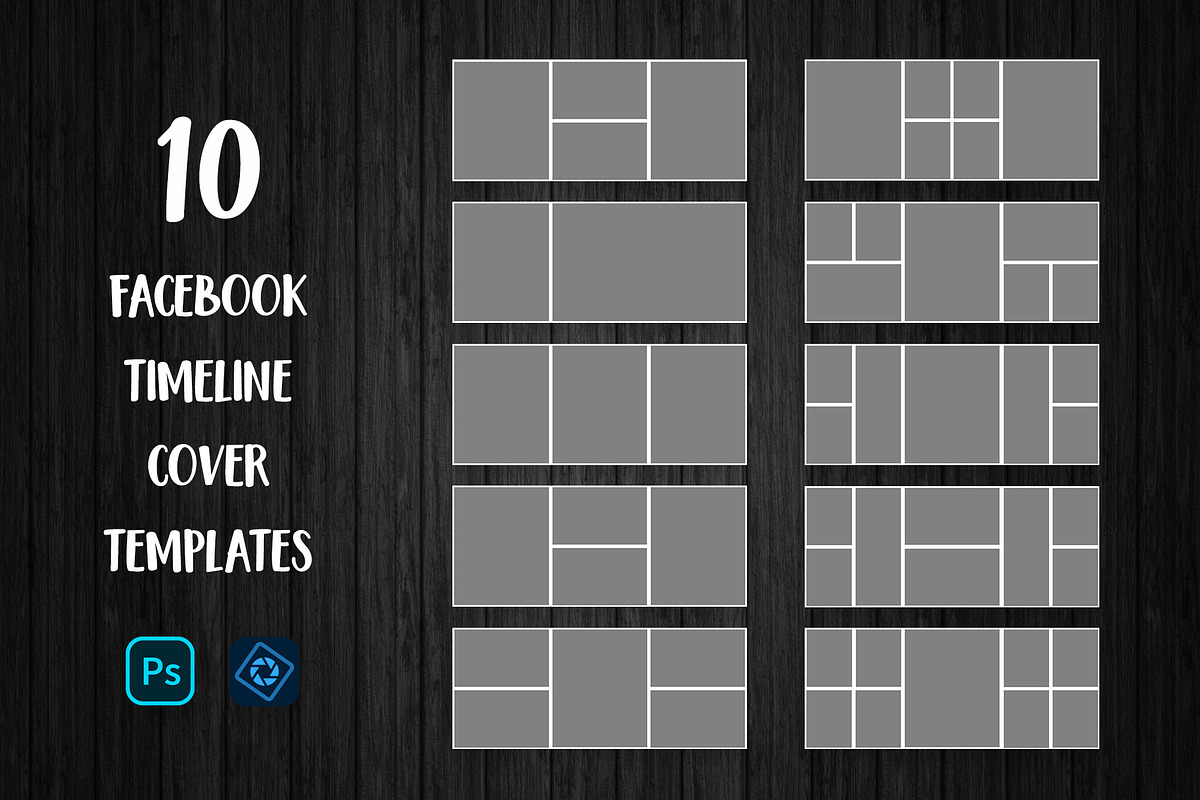 Facebook PSD Collage Cover Template, a Social Media Template by LaBelezokaDesign
