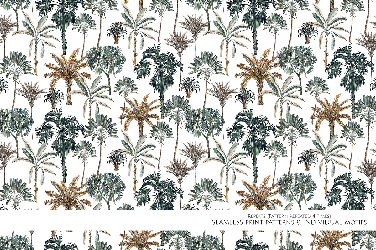 WOODLAND, Elegant Tropical Prints, a Pattern Graphic by HannaStudio (Photo 4 of 5)