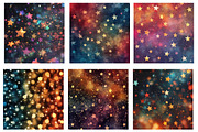 Bokeh Stars Digital Paper, a Texture Illustration by Designworld (Thumbnail 2 of 4)