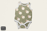 Cute Sheep Seamless Pattern, a Wallpaper Graphic by Irina Ostapenko (Thumbnail 2 of 5)